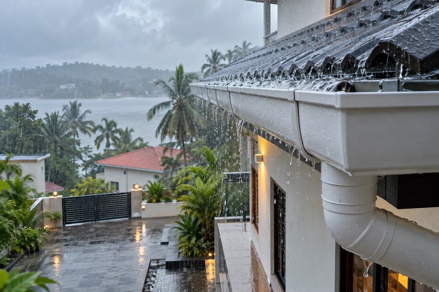 UPVC Rainwater Gutters for Goa