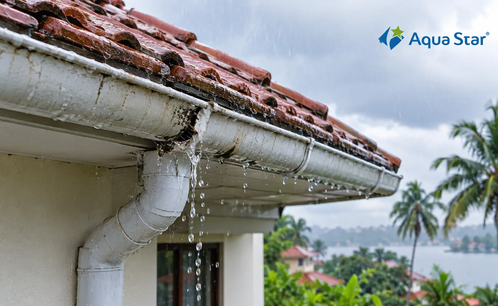 Rainwater Gutter Needs Repair in Panaji